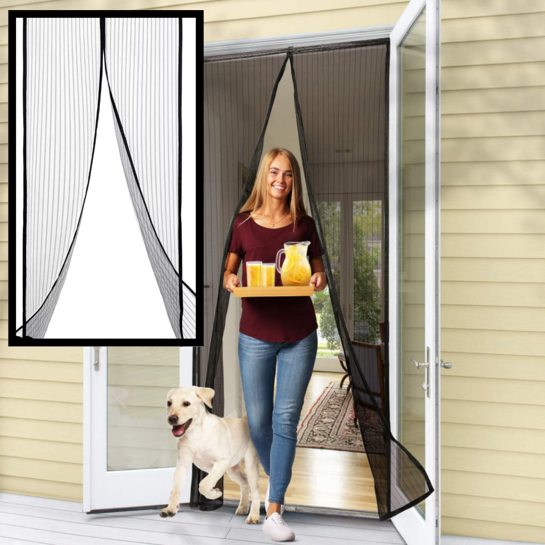 Magnetic mosquito door screen - Hand Free - Ozerty