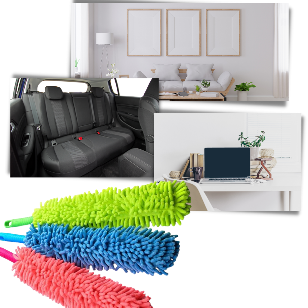 Flexible microfiber cleaning duster - Microfiber cleaning duster - Ozerty