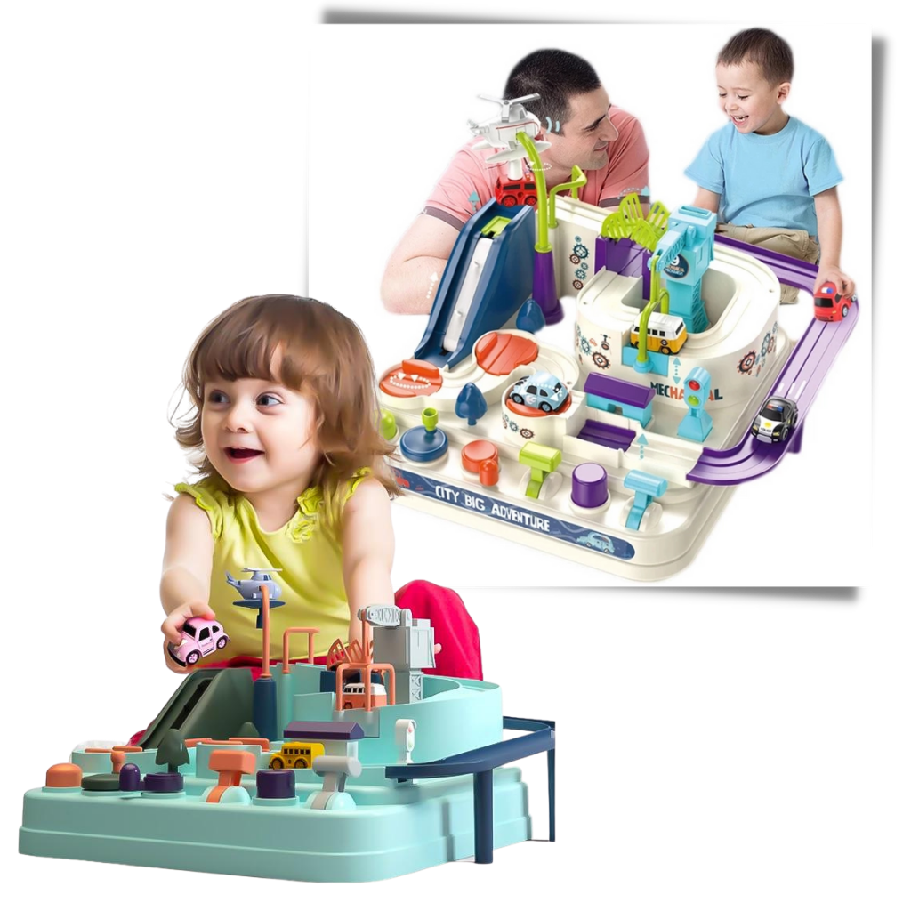 Mechanisches Eisenbahnspielzeug für Kinder - Unterhaltsam und lehrreich - Ozerty