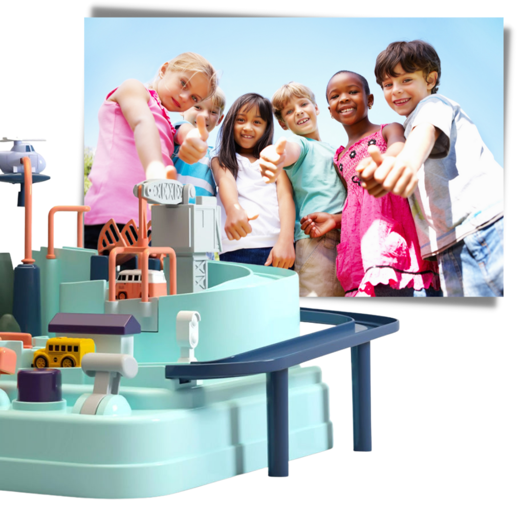 Mechanical Track Toy for Kids - Safe for Kids - 