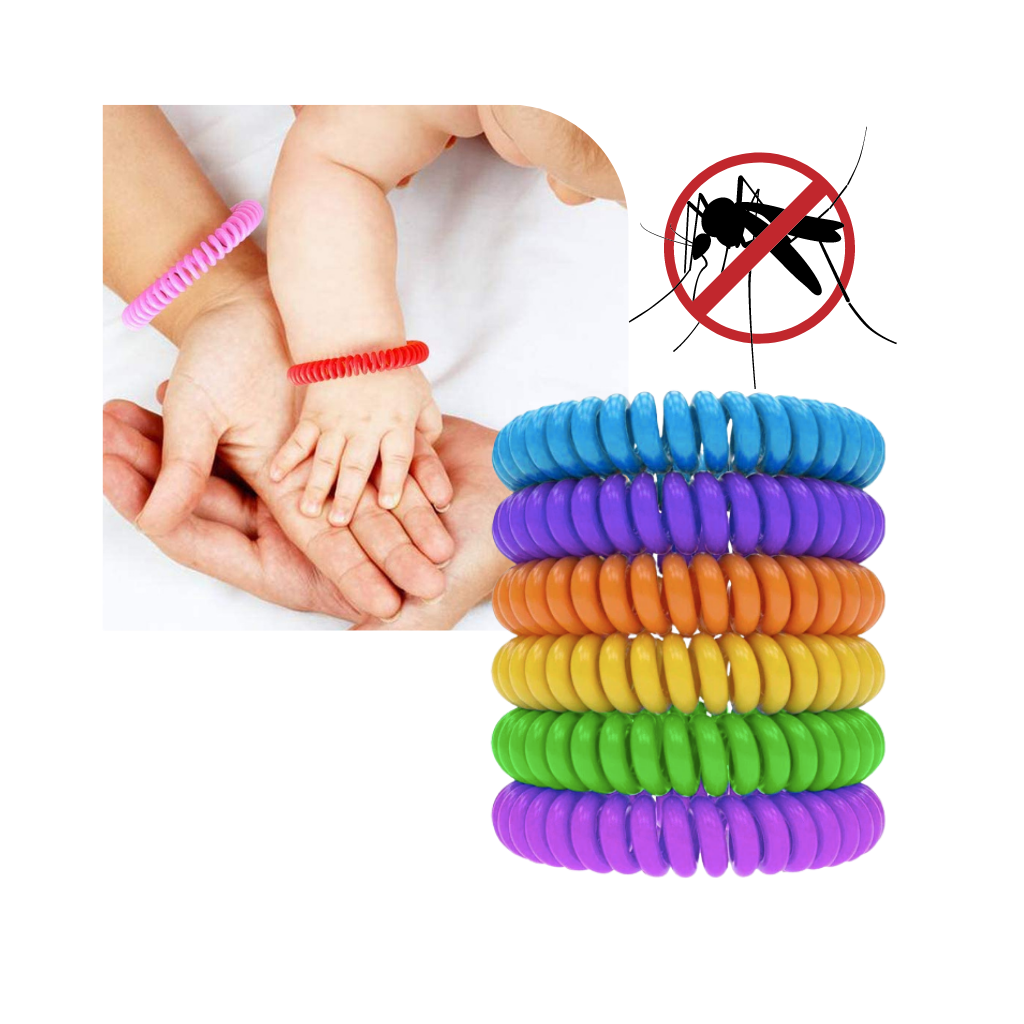 Mosquito Repellent Bracelets 10pcs | Natural Insect Shield Wristbands  - Ozayti