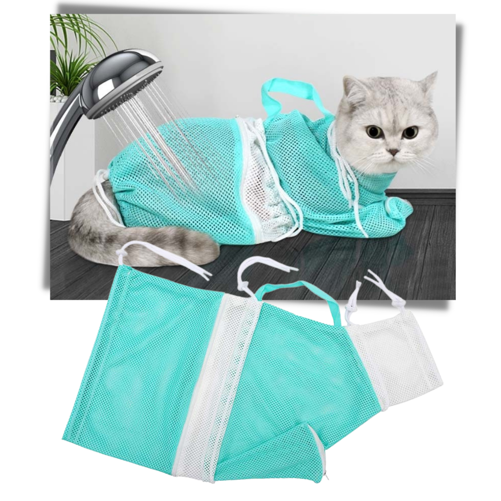 Multi-function pet grooming mesh bag - Pet grooming bag - 