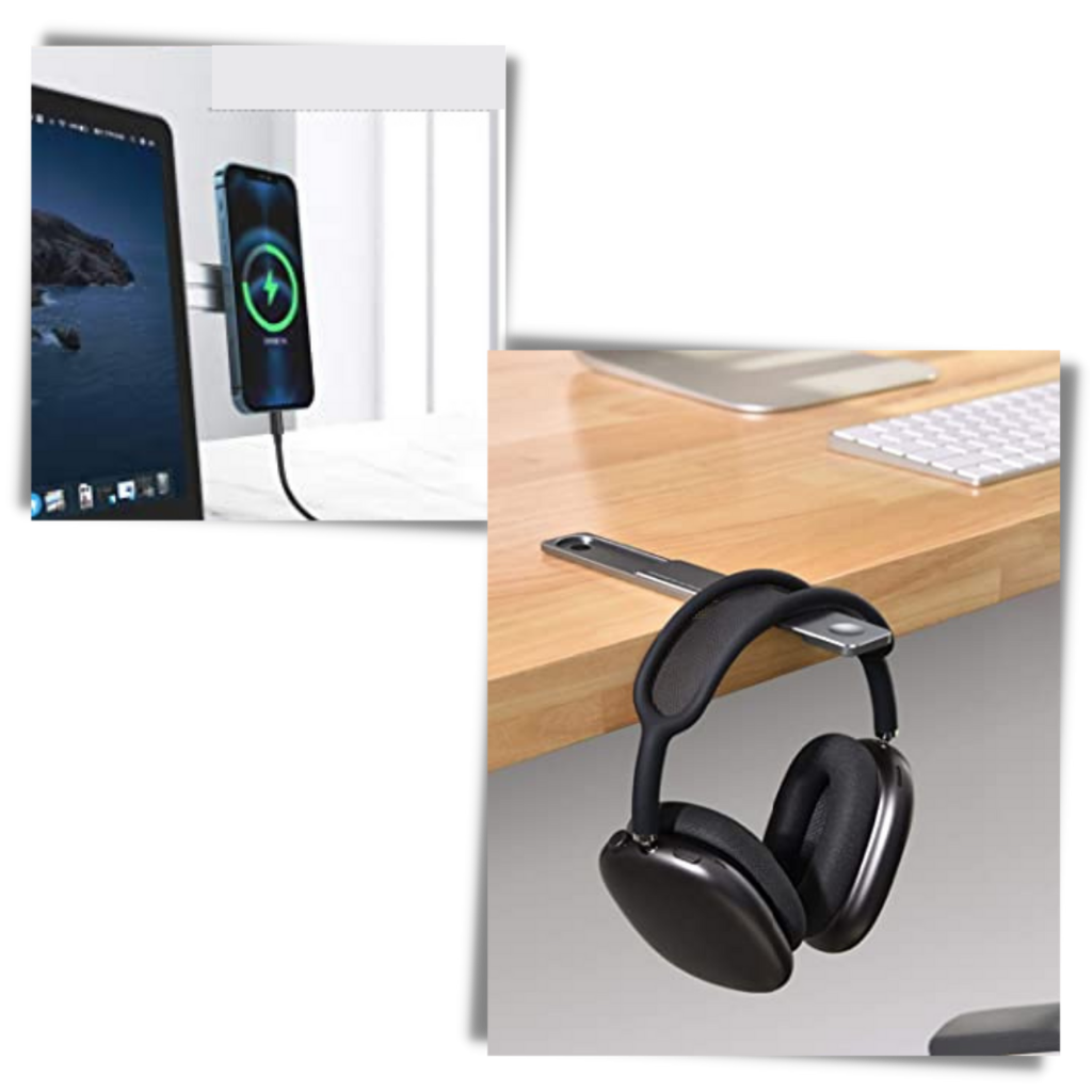 Multi-use Adjustable Laptop Phone Holder - Multiple Uses - 