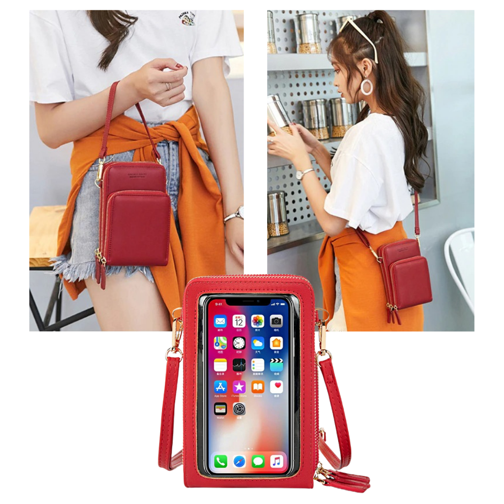 Borsa multi tasche touchscreen a tracolla - Stile versatile  - Ozerty