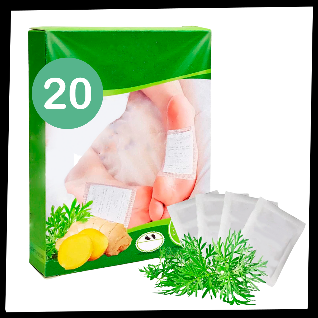 Natural Detox Foot Pads - Package - Ozerty