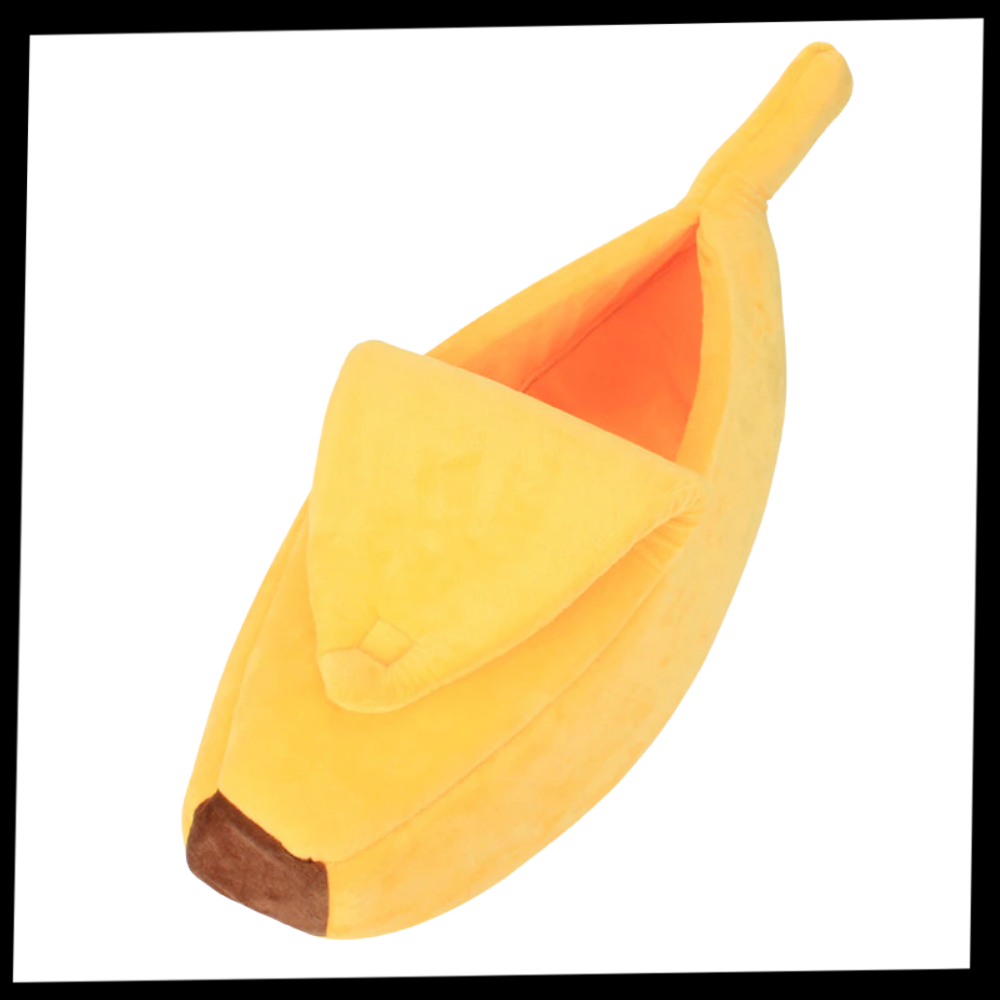 Banana Shaped Pet Bed - Package - Ozerty