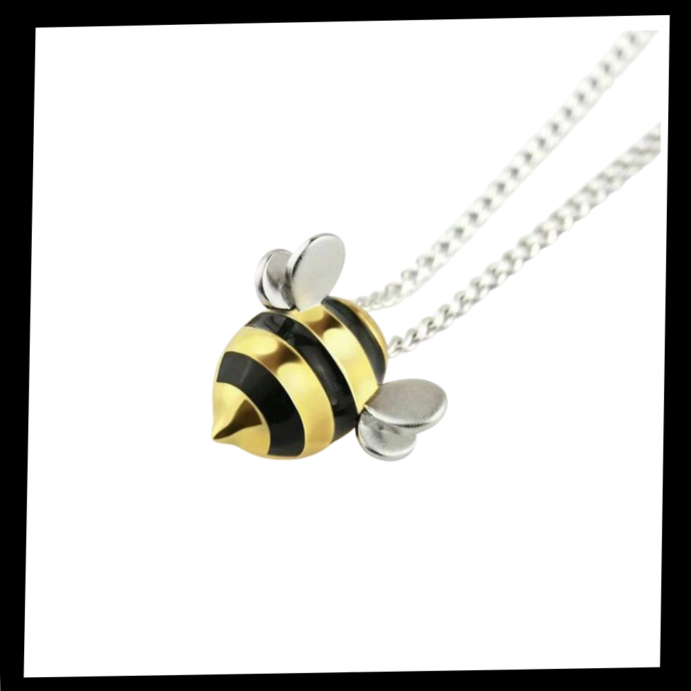 Bee-shaped necklace  - Package - 