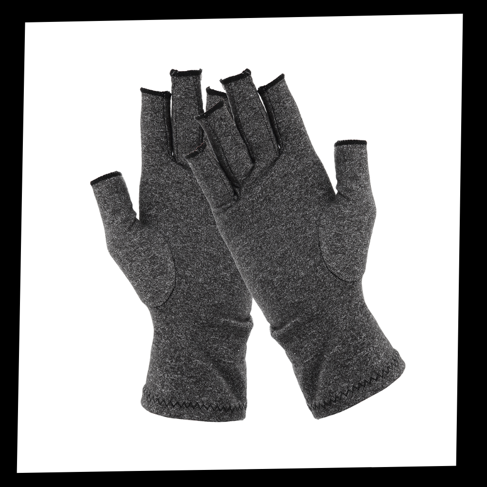 Gants de compression pour le soulagement des douleurs articulaires - Package - Ozerty