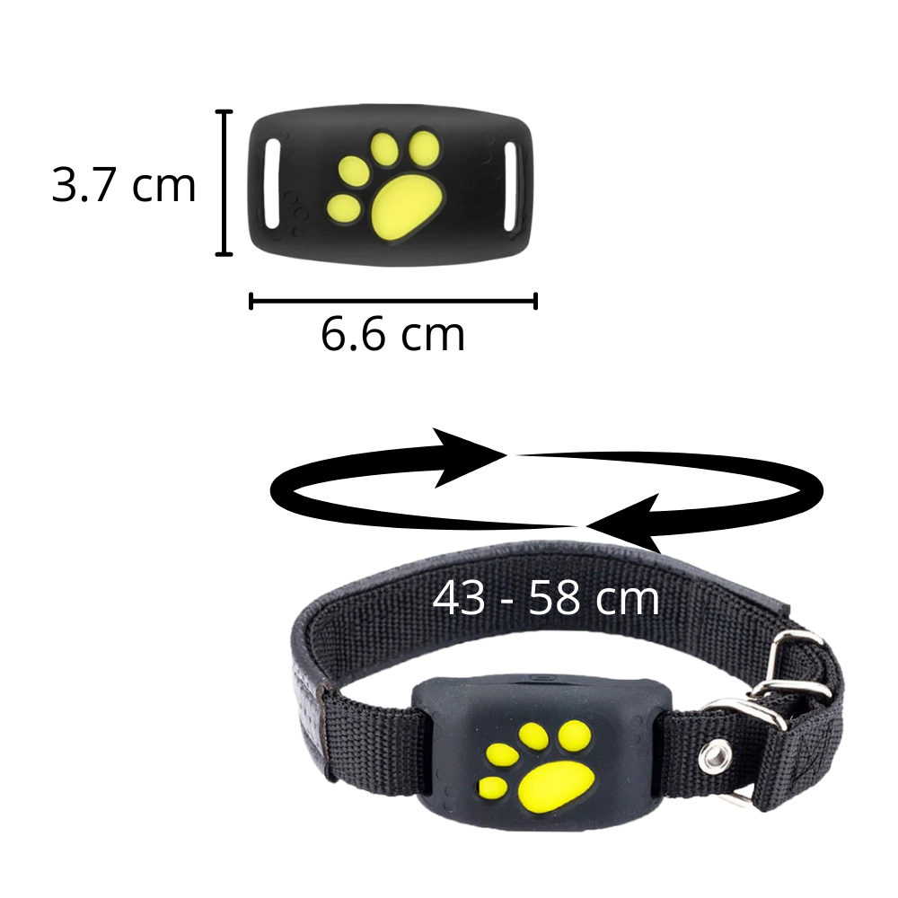 GPS Tracking Collar for Pets - Dimensions - 
