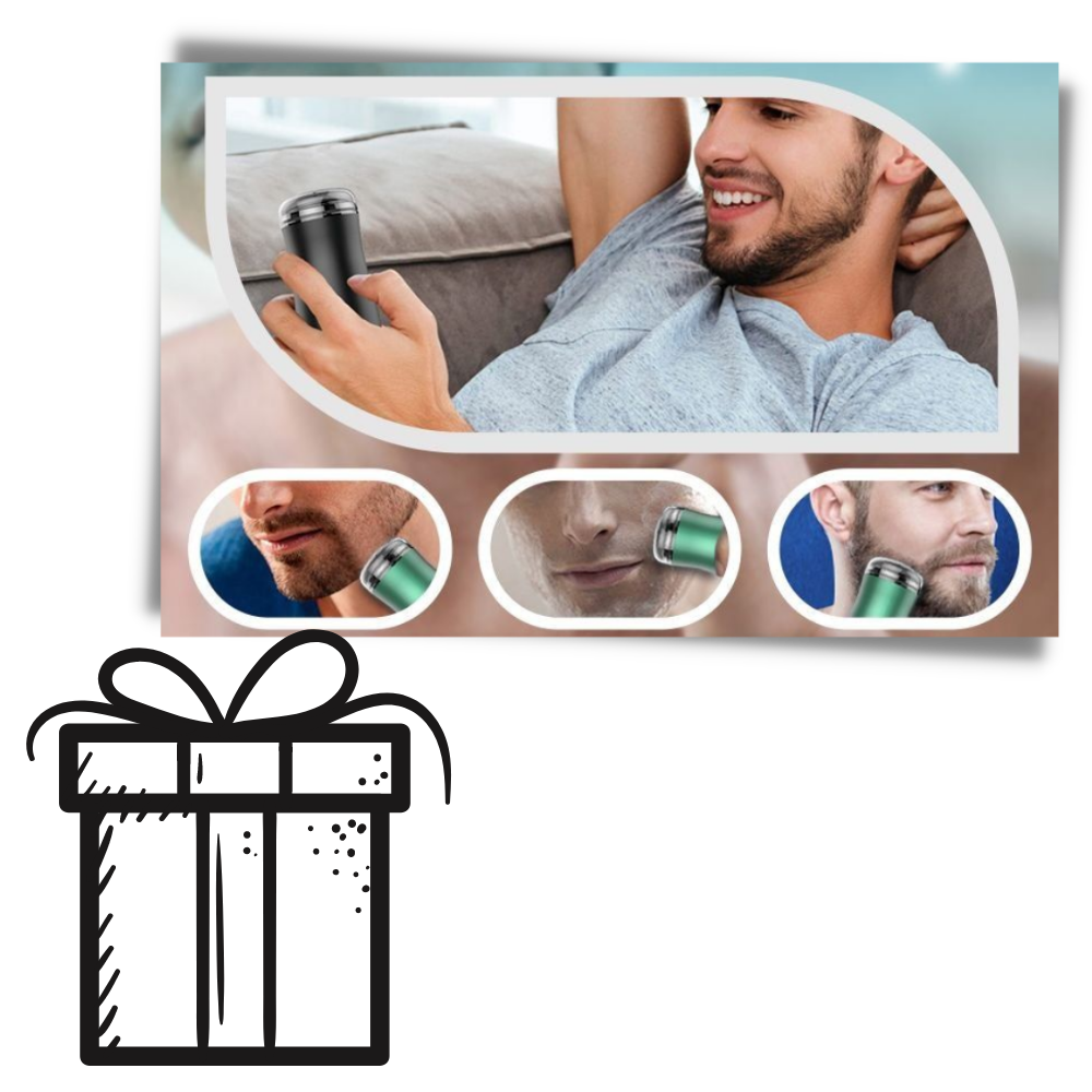 Rechargeable Portable Electric Shaver - Excellent Gift - 