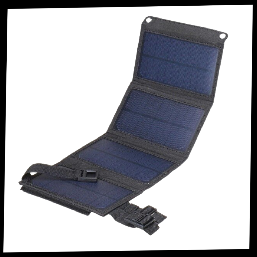 Portable Solar Panel Charger with USB Port - Package - 