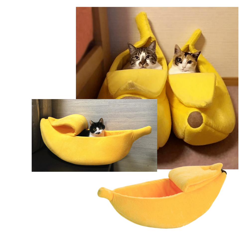 Banana Shaped Pet Bed - Non-deformable - Ozerty