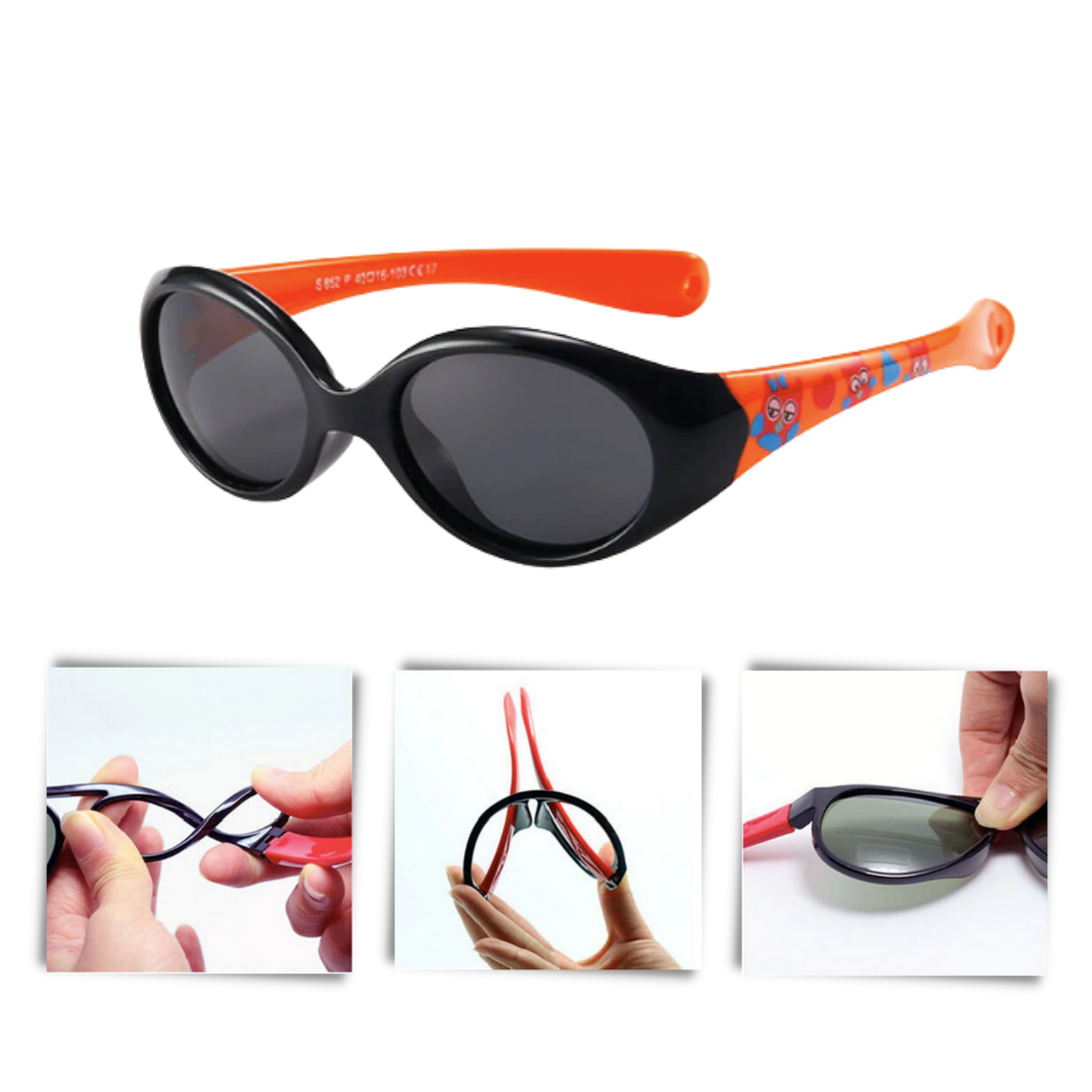 Gafas de sol polarizadas para bebés con correa Gafas para niños y niñas - Ozerty