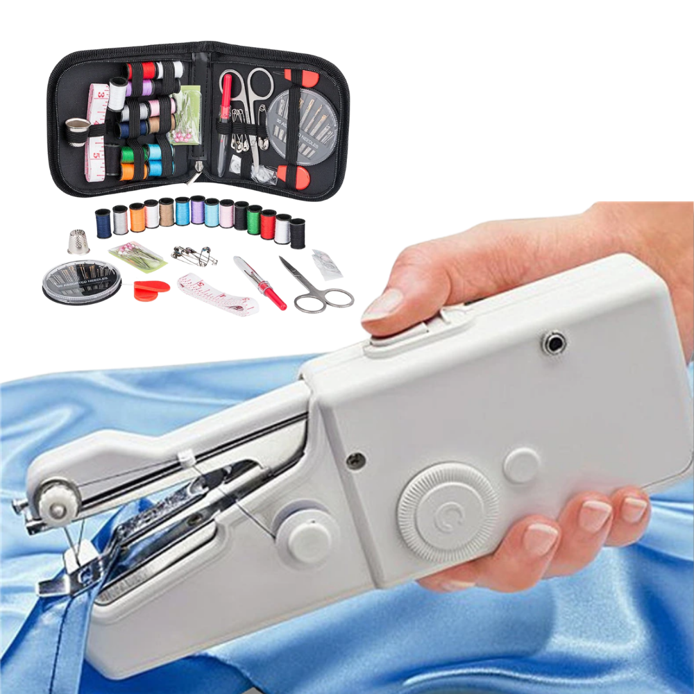 Handheld sewing machine and sewing kit - Convenient sewing kit - 