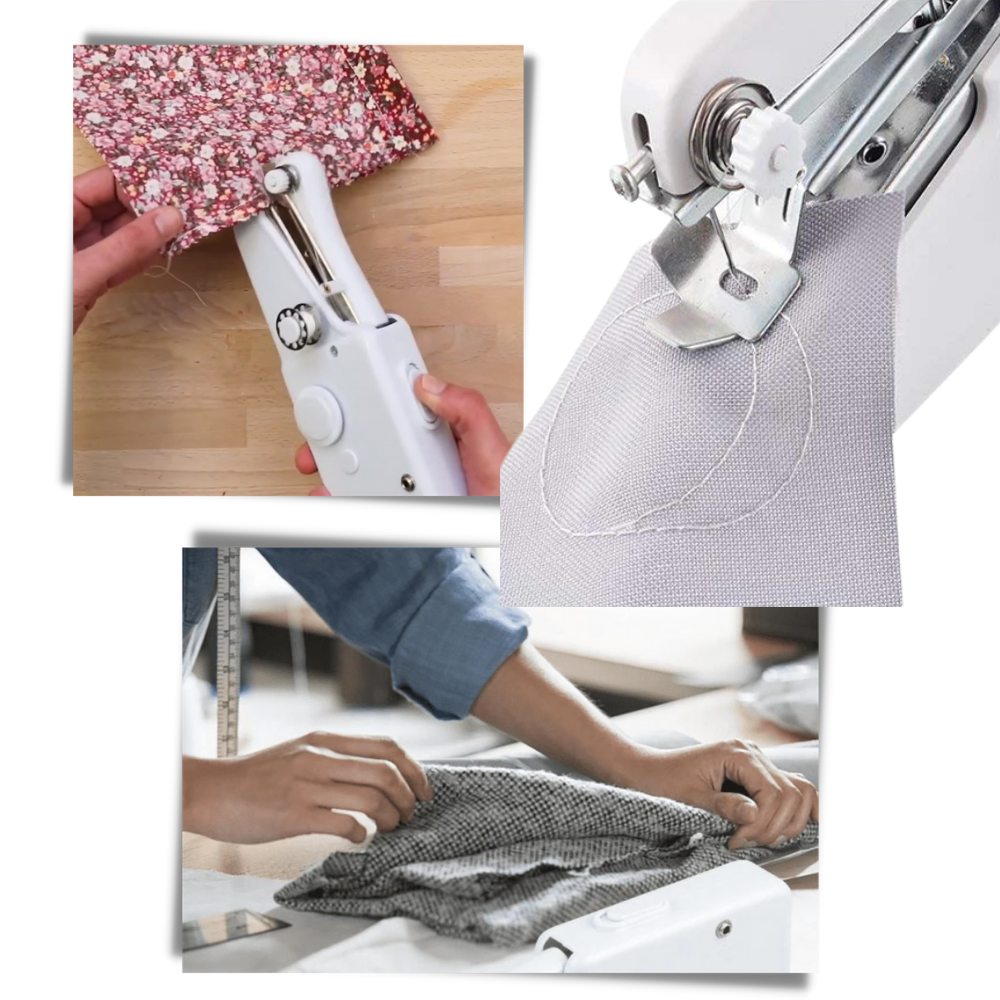Handheld sewing machine and sewing kit - Convenient and easy to use - 