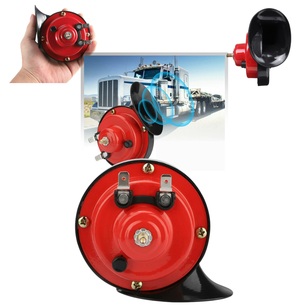 Powerful truck horn for car │ Car accessories │ Electric snail horn - 