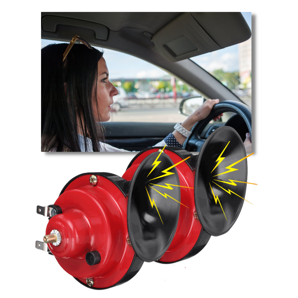 Powerful truck horn for cars - Powerful snail horn for cars - 