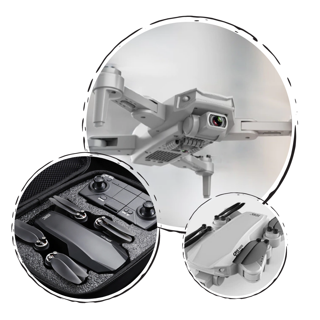 Pro GPS Drone 6K Dual Camera Brushless Motors Folding RC - Ozayti