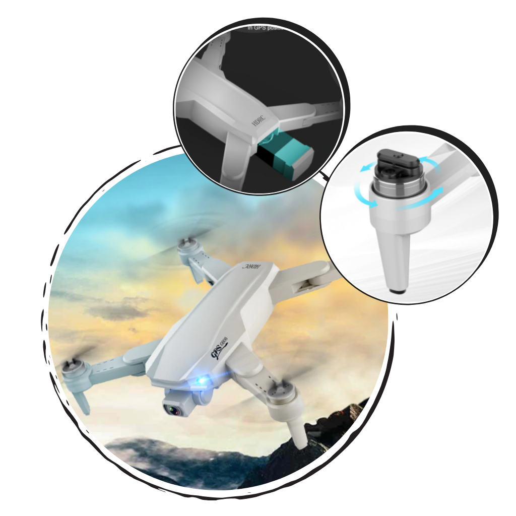 Drone Pro GPS 6K - Motores de alto rendimiento - Ozayti
