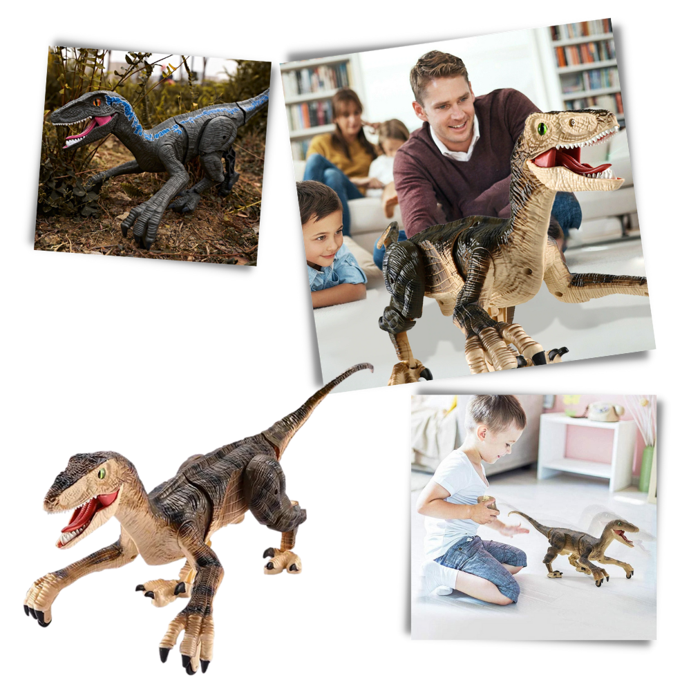 Dinosaurie-leksak med fjärrkontroll │ smart fjärrkontroll dinosaurie leksak │ RC leksaker - Ozerty