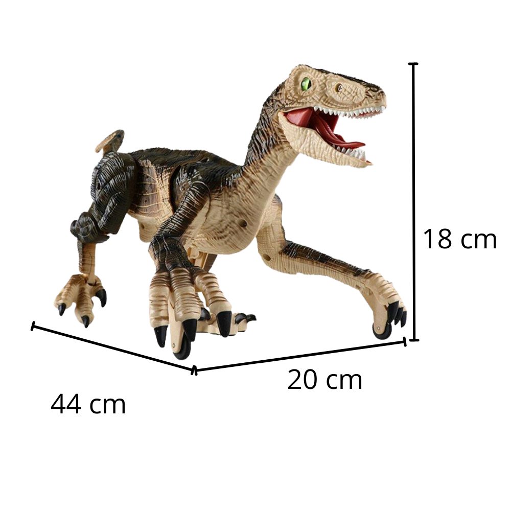 Dinosaurie leksak med fjärrkontroll - Dimensions - Ozerty
