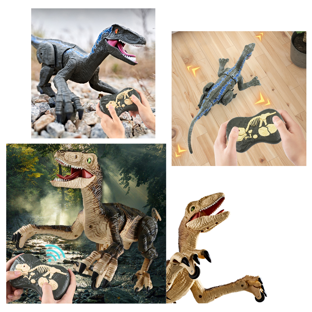 Dinosaurie leksak med fjärrkontroll - Fjärrkontroll - Ozerty