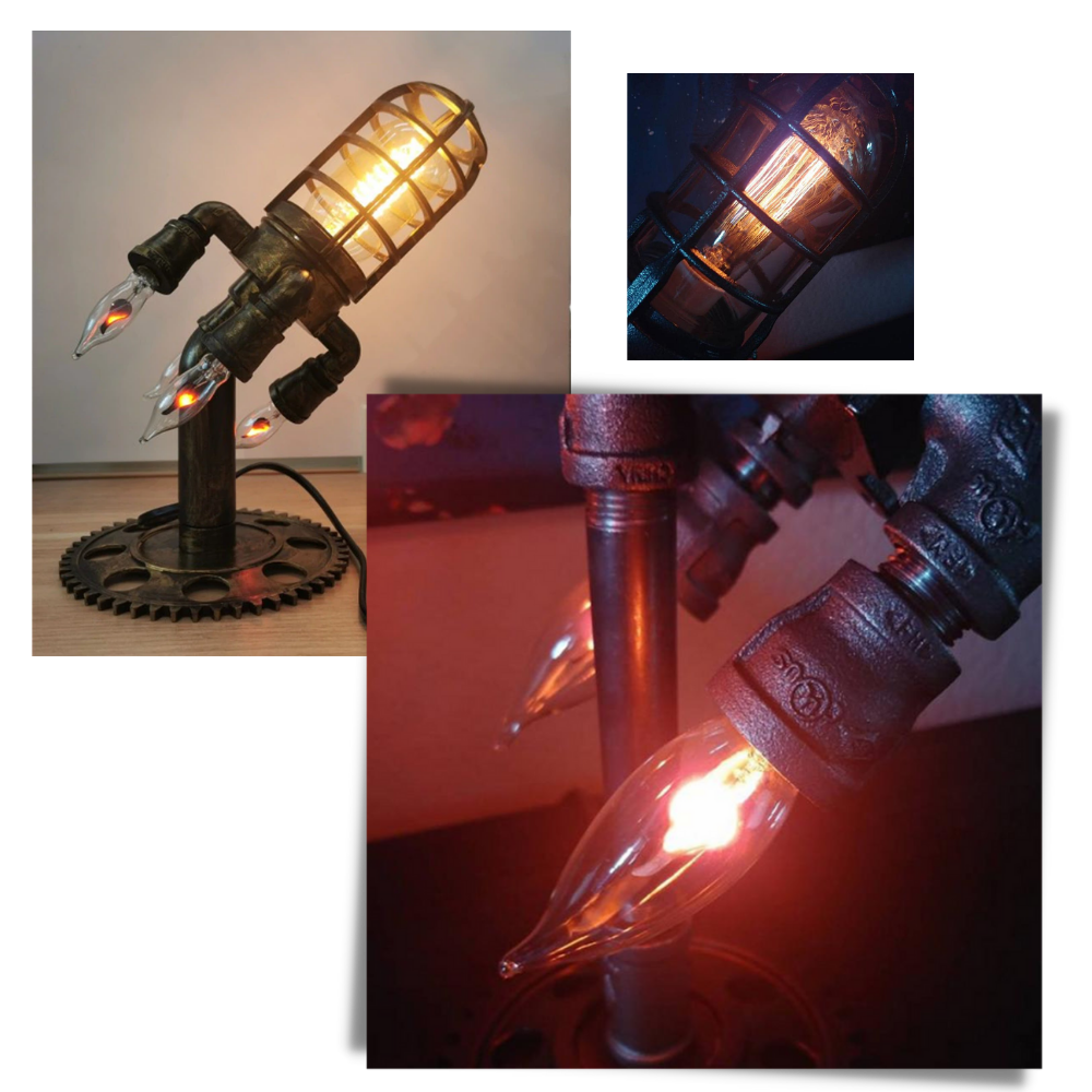 Rocket-shaped LED Lamp - Bright LED lights - 