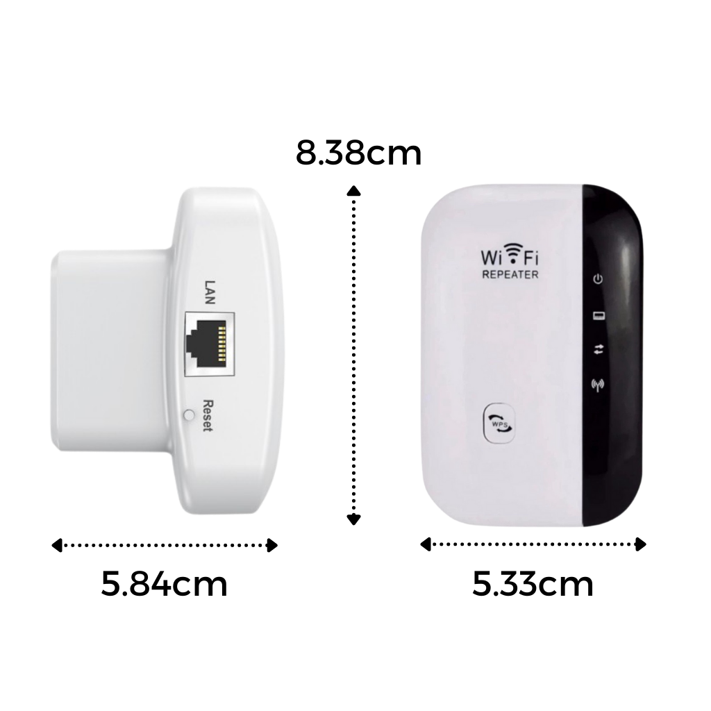 Amplificatore di segnale WiFi remoto - Dimensions - Ozerty