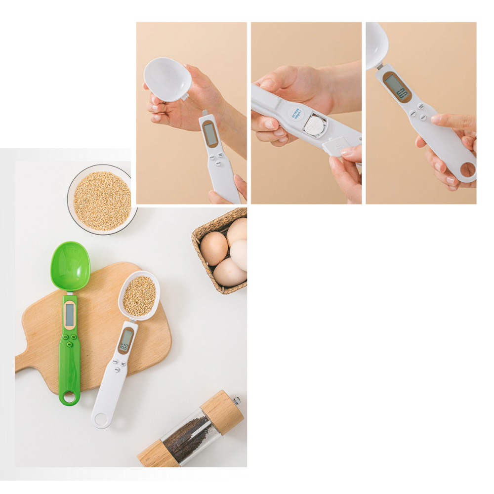 Measuring Scale Spoon with LCD Display - Intelligent Power Saving -