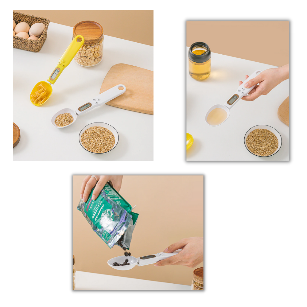 Measuring Scale Spoon with LCD Display - Improved Measuring Precision -