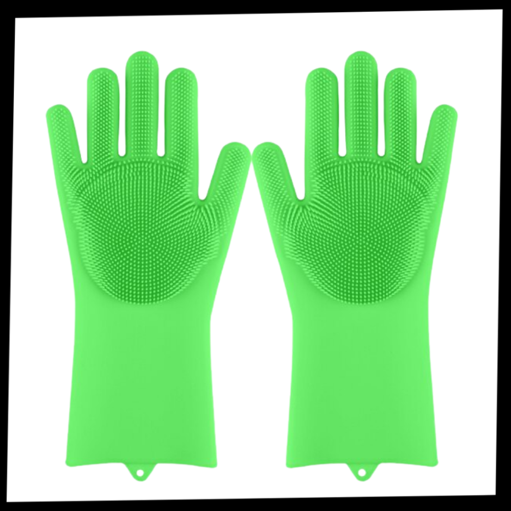 Gants de vaisselle en silicone à usages multiples - Package - Ozerty