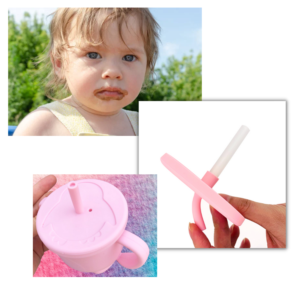Tasse à bec en silicone pour bébés - Tasse à bec en silicone - Ozerty