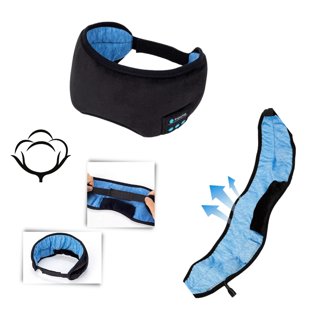 Bluetooth Sleep Mask - Comfortable Design - 