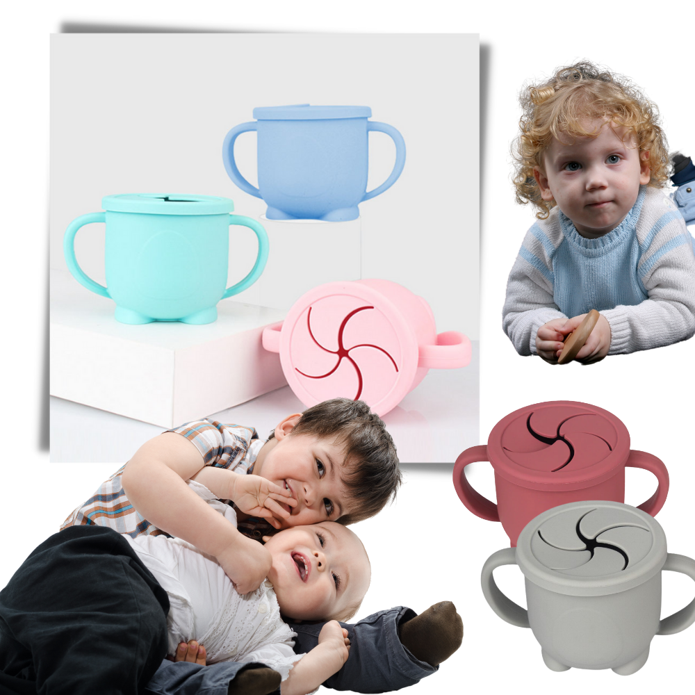 Tasse à snack pour bébé - Plusieurs couleurs et modèles - Ozerty