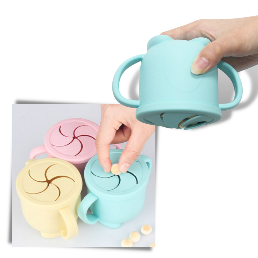 Tasse à snack pour bébé - Polyvalente et confortable - Ozerty