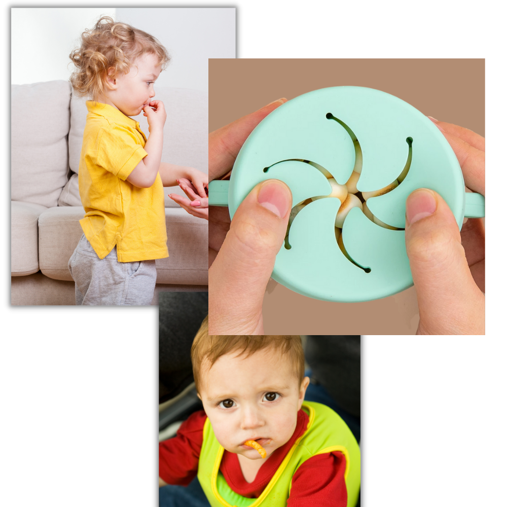 Tasse à snack pour bébé - Non-toxique et sans danger - Ozerty