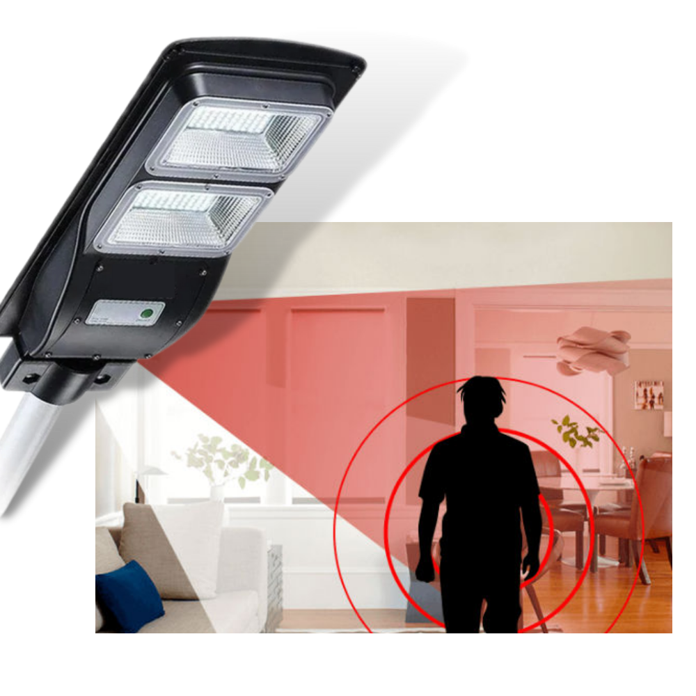 Solar Powered Outdoor LED Lights with Motion Sensing - Smart Energy Saving Design - Ozerty