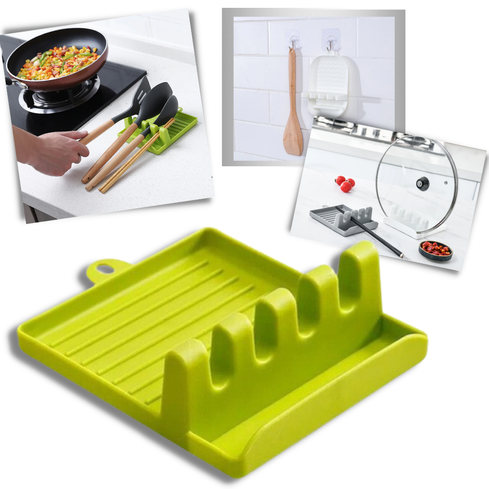 Kitchen Spatula rest pad | Utensil Holder for Spoons │ kitchen utensils holder | spatula holder -