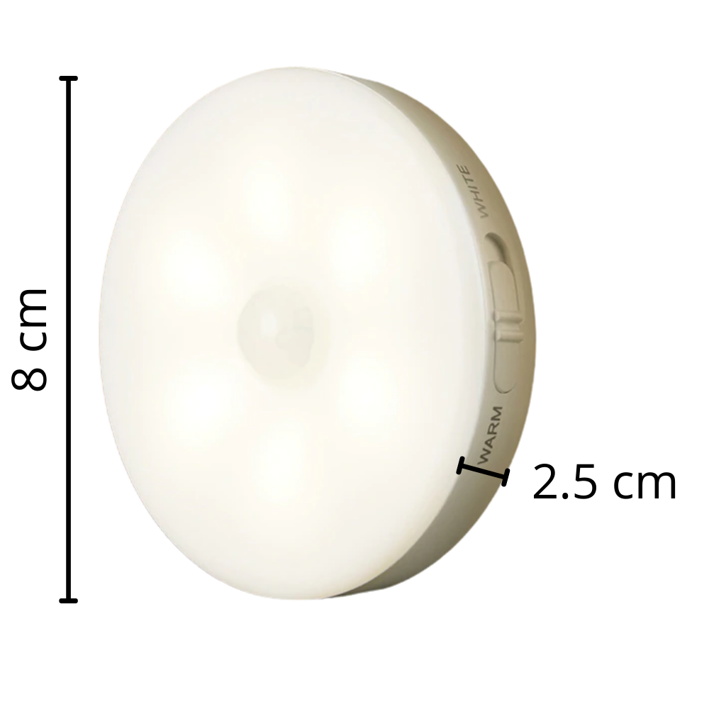 LED Light With Motion Sensor - Dimensions - 