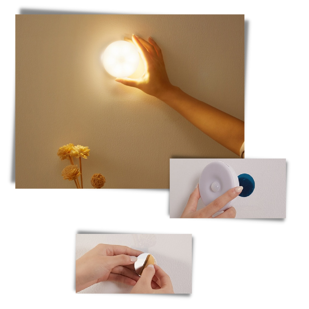 Luce a LED con sensore di movimento - Facile da installare - Ozerty