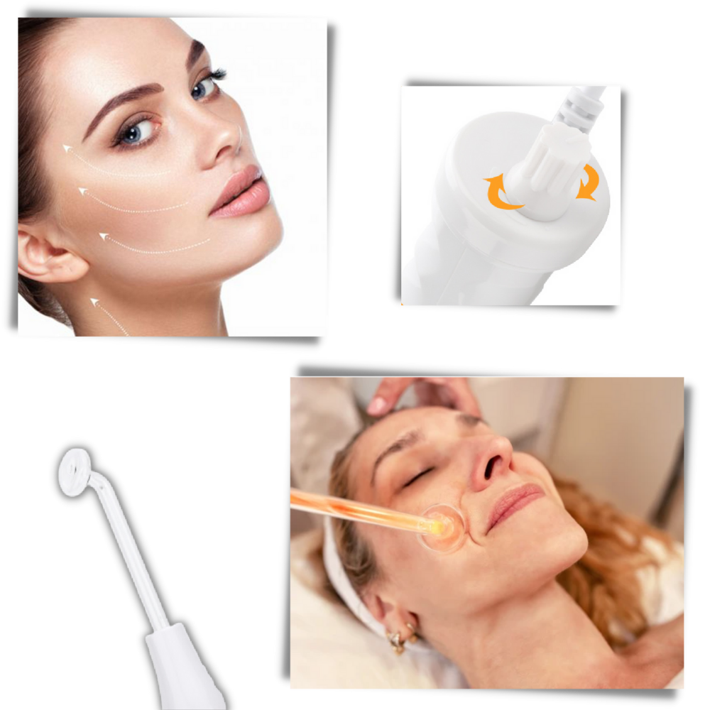 Anti-ageing skin light therapy device - High-frequency technology -