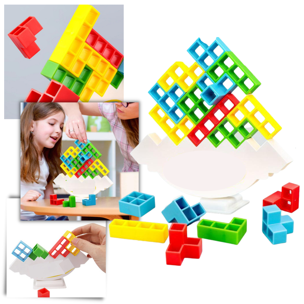 Swing stack hög barn balans leksak │ 3D Tetris balans spel - Ozerty