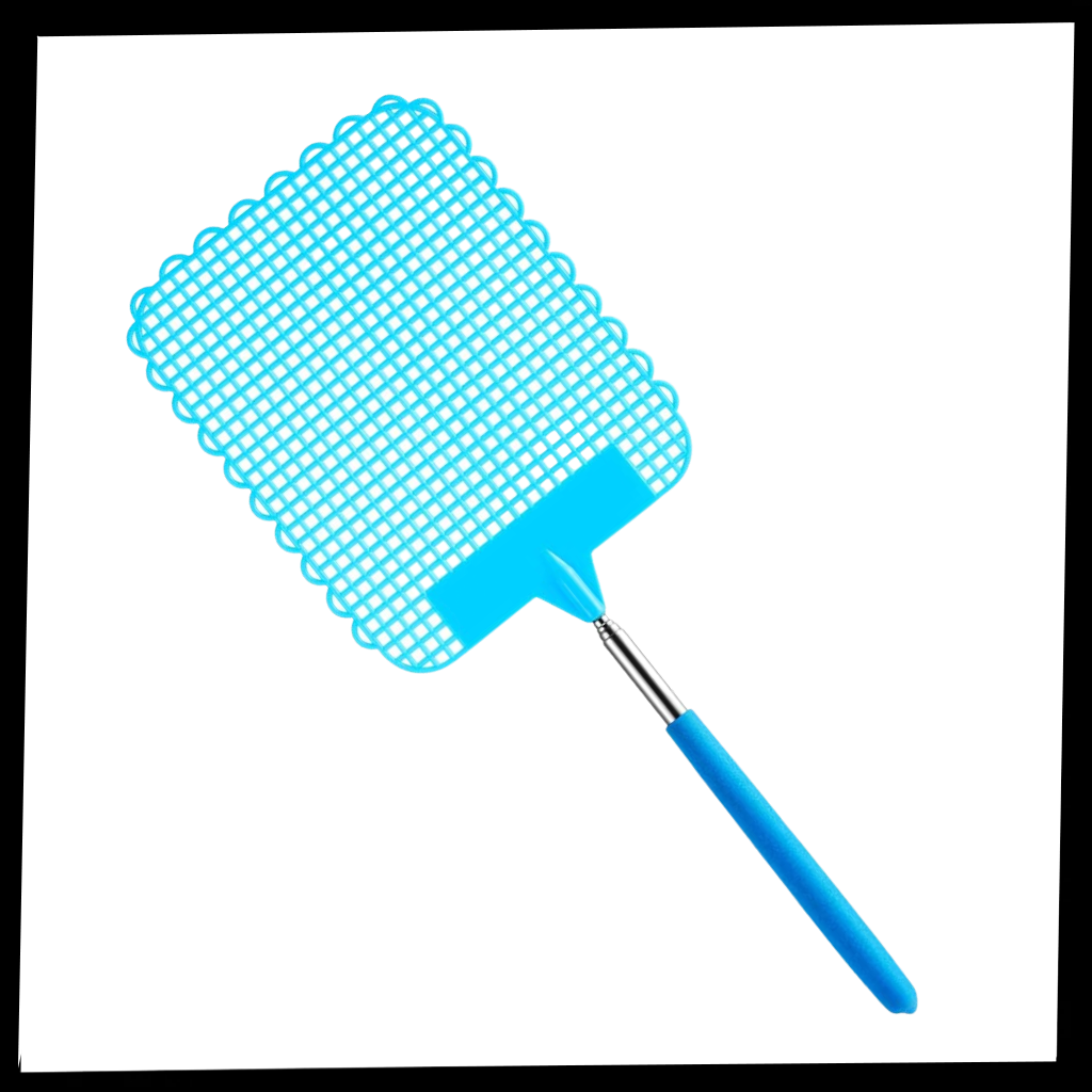 Telescopic Stainless Steel Handheld Fly Swatter - Package - Ozerty