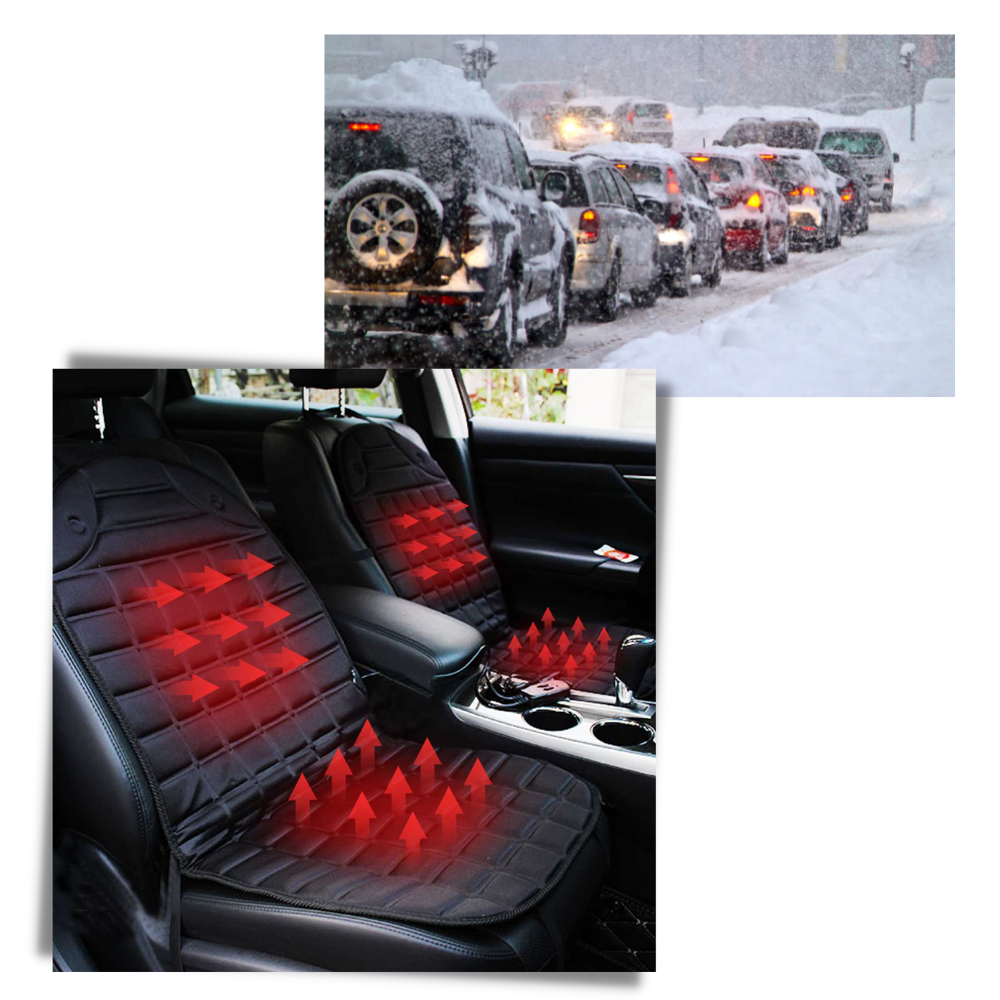 Housse de siège chauffante pour voiture, SUV et camion - Housse chauffante de siège pour voiture - Ozerty