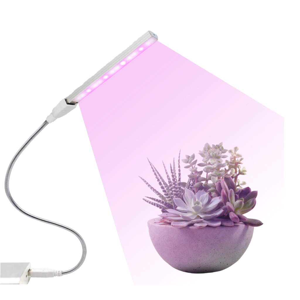 Lampe de croissance horticole USB à LED pour plantes, jardin intérieur, spectre complet.  - Ozerty