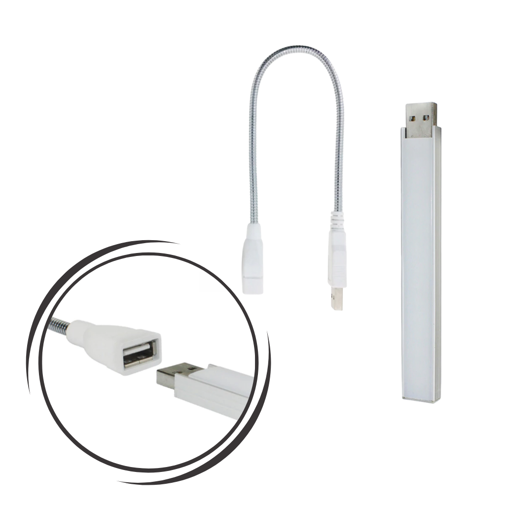 USB LED Plant Grow Light with Flexible Pole - Mobile USB Power - Ozerty