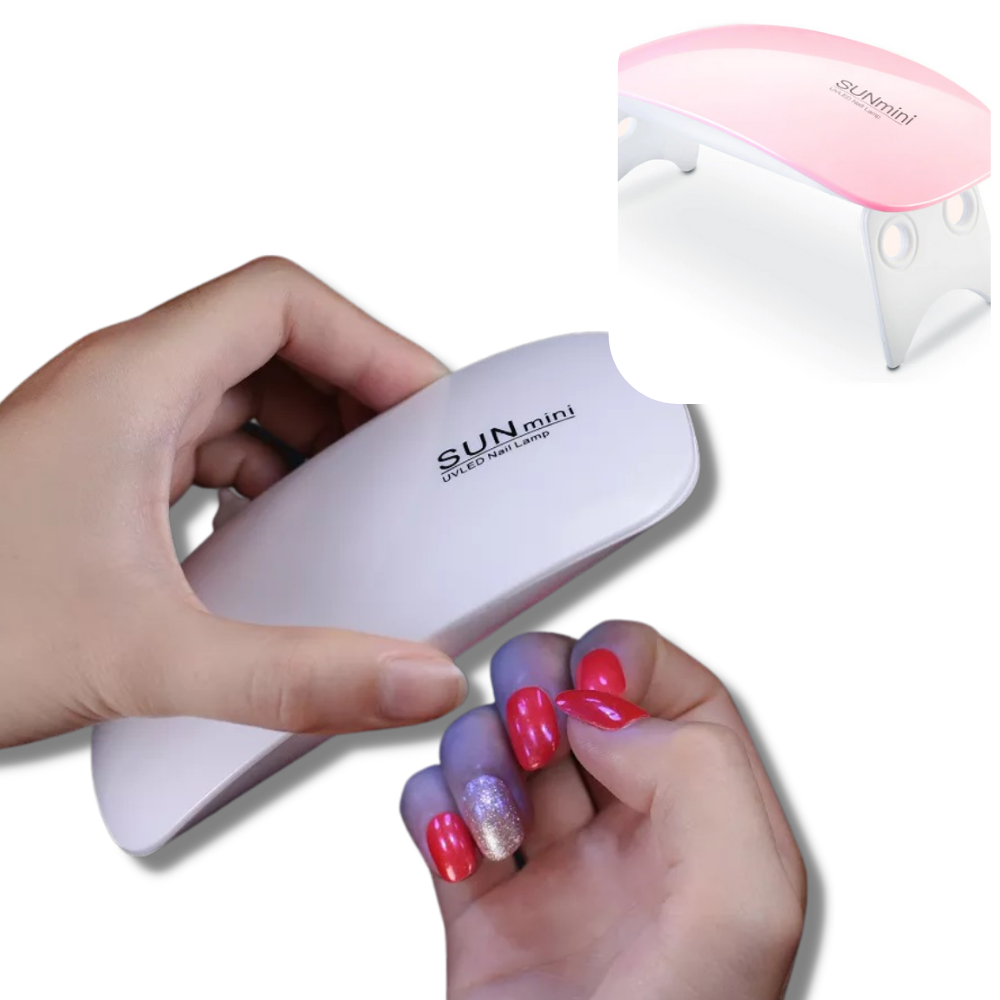 Lámpara de gel para uñas con luz UV y secador LED - Diseño compacto - Ozayti
