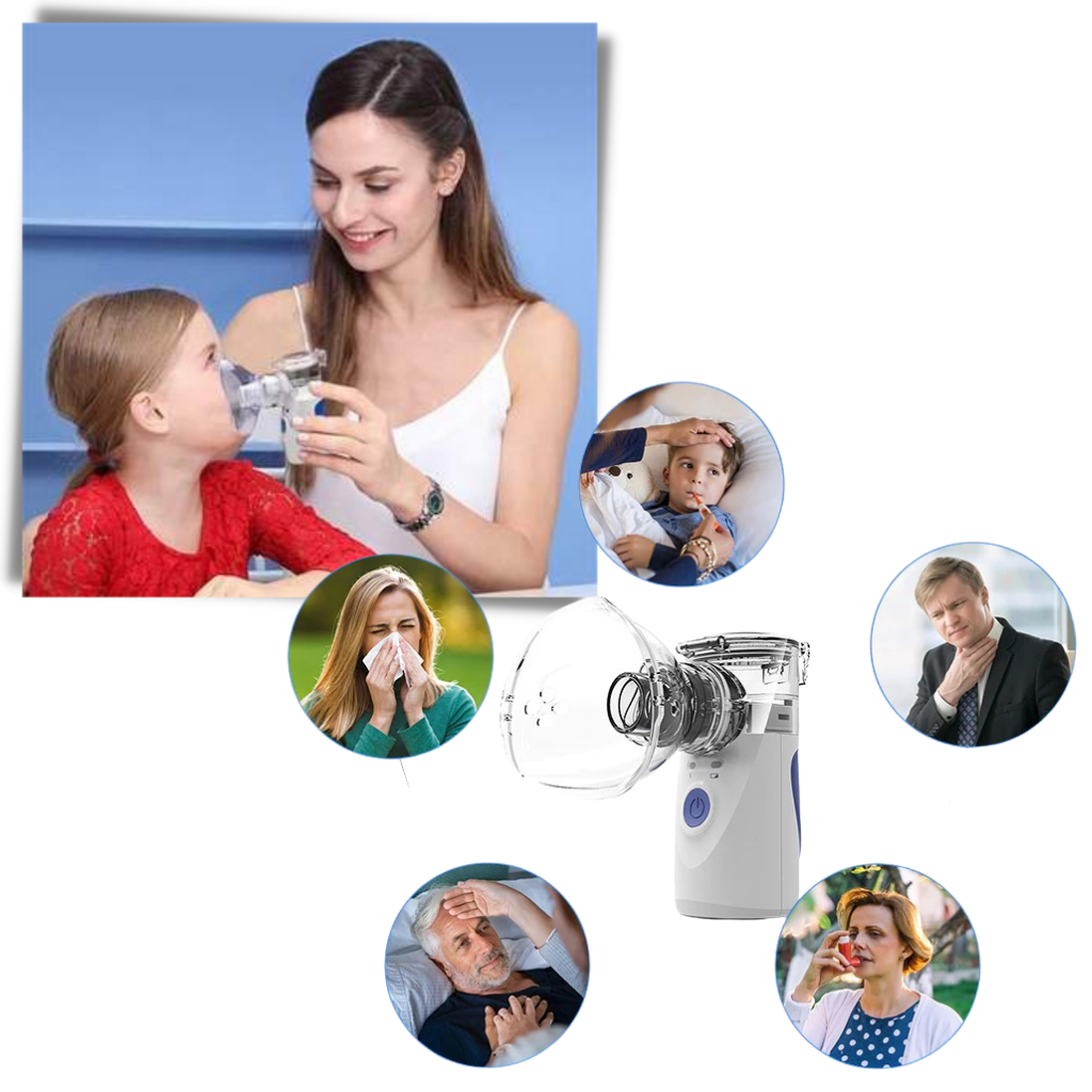 Nebulizador ultrasónico para niños y adultos - Útil para niños y adultos - Ozayti