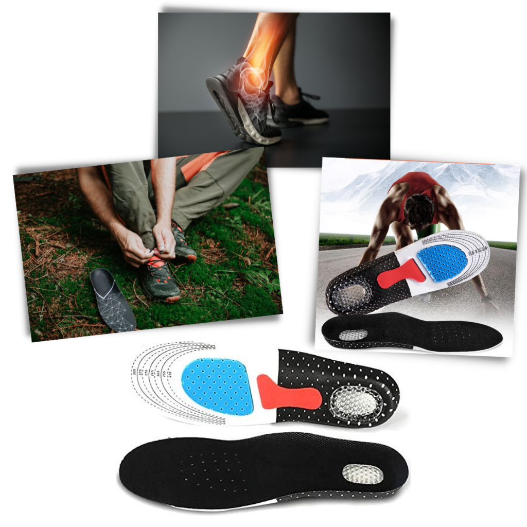 Gel Insoles for Running Shoes | arch support Gel Shoe insoles - Ozerty
