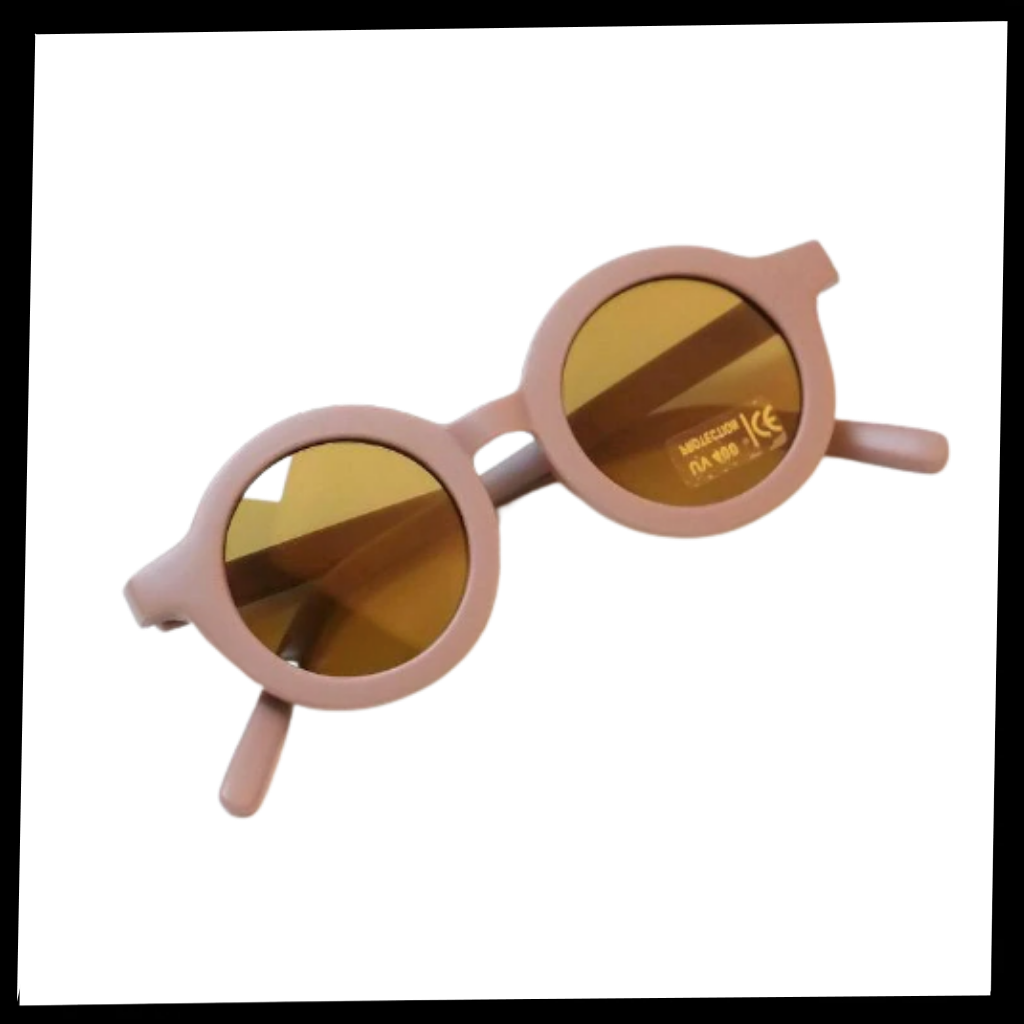 Lunettes de soleil rondes vintage pour enfant de 1 à 5 ans - Contenu du produit - Ozerty